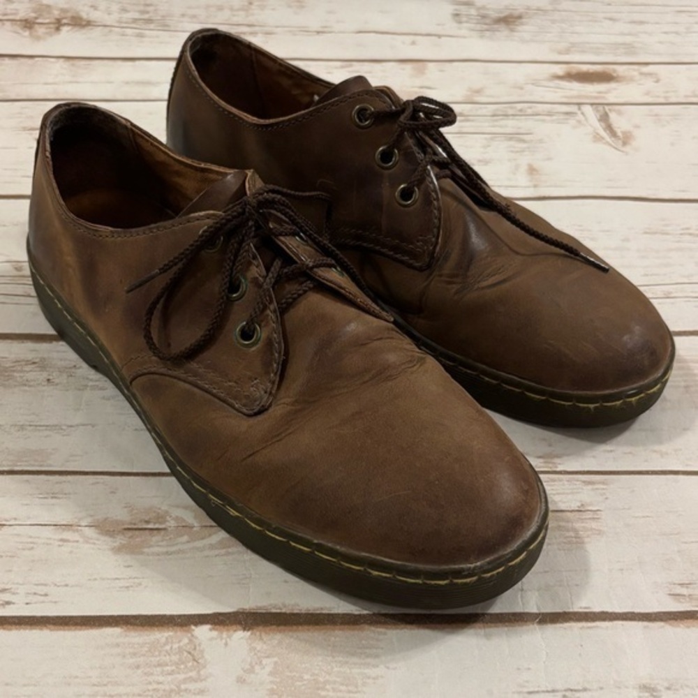 DR. MARTENS CORONADO MEN'S CRAZY HORSE LEATHER CASUAL SHOES SIZE 9